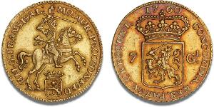 Overijssel, 7 Ducat 1760, F 274