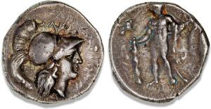 Lucania, Herakleia, Nomos  Didrachm, c. 281 - 272 BC