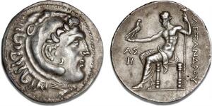 Alexander III, the Great, 336 - 323 BC, posthumous Tetradrachm, Aspendos, c. 300 - 250 BC, Price 2888a