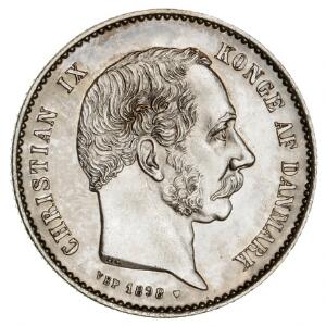 1 kr. 1898, H 14B, pæn mønt med fuldt møntskær
