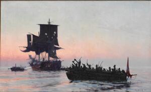 Christian Mølsted Danske kapere opbringer et fjendtligt fartøj under Englandskrigene.