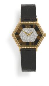 Piaget Diamant damearmbåndsur af 18 kt. guld. Mekanisk værk med manuelt optræk. 1970erne.