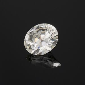 Uindfattet brillantslebet diamant med ældre slibning på ca. 2.00 ct. JVS1. Certifikat fra Sixtus Thomsen medfølger. 1980.
