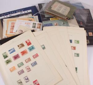 1920-1950. Collection AIRMAIL ISSUES. Interesting collection mostly older airmail issues incl. many better items from Denmark, Iceland, Greece, Russia, Spain