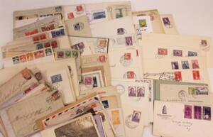 World. COVERS. Interesting lot of old covers from different countries including many better from England with Victoria-issues. Please inspect