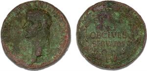 Gaius Caligula, 37 - 41 AD, Sestertius, Rome, 37 - 38 AD, RIC 37