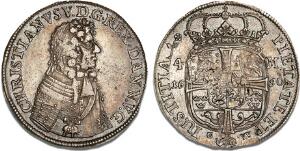 4 mark  krone 1690, H 88, Dav. 3640, Aagaard 49