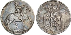 8 mark  2 krone 1675, H 72, Dav. 3634, Sieg 56.2, Aagaard 15