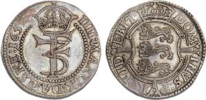 4 mark  krone 1652, H 87B, Aagaard 11.2