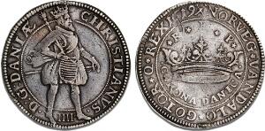 2 krone 1619 Corona Danica, H 105B, S 23, Dav. 3516