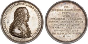 Hoppe, admiral, død 1776, Adzer, G 491, 57 mm, 85 g