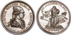Fabriksmester Henrik Gerner, død 1787, Holm, G 532, 58 mm, 102 g