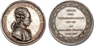 Arveprinsens belønningsmedaille, 1776, Adzer, G 480, 44 mm, 44 g