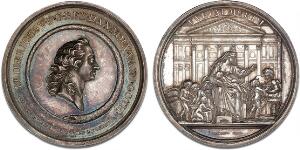 Frederik Vs død, 1766, Adzer, G 462, 54 mm, 70 g