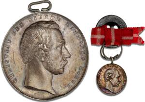 Medaillen for druknedes redning med øsken og bånd, Conradsen, Ag, LS 403 2-117, Type II, B 593