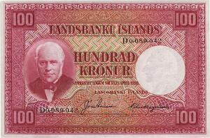 100 kr 1935, nr. D0089042, Sieg 39, Pick 30