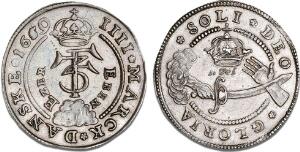 4 mark  krone 1659 Eben Ezer, H 100A, S 35, Aagaard 76.2