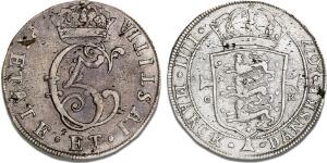4 mark  krone 1677, H 68B, S 10, Aagaard 21