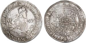 Sølvgylden 1547, Flensborg, H 19, S 1, Dav. 8237