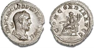 Pupienus, 238 AD, Denarius, RIC 1, C 8