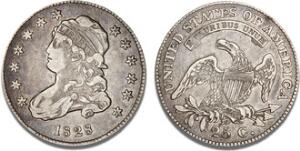 25 Cents 1828 cond. VFGVF, KM 44
