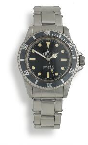 Rolex Herrearmbåndsur af stål. Model Submariner, ref. 5513. Automatisk værk. 1969.