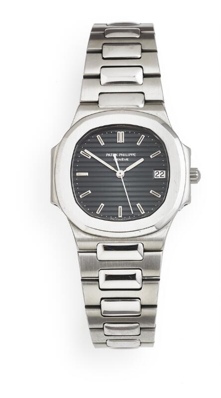 Patek Philippe: A lady's wristwatch of steel. Model Nautilus, ref. 3900...