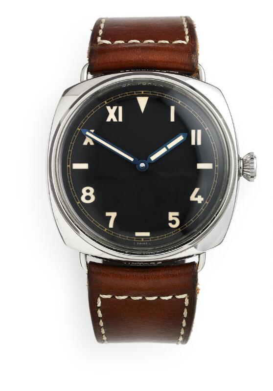 Panerai: A gentleman's wristwatch of steel. Model Radiomir California, ref...