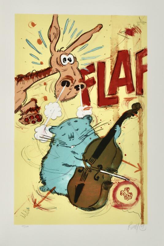 Peter Rössell Lithograph