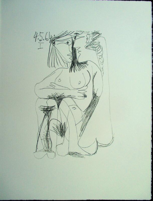 Pablo Picasso Le Gout du Bonheur # 4 Serigraph