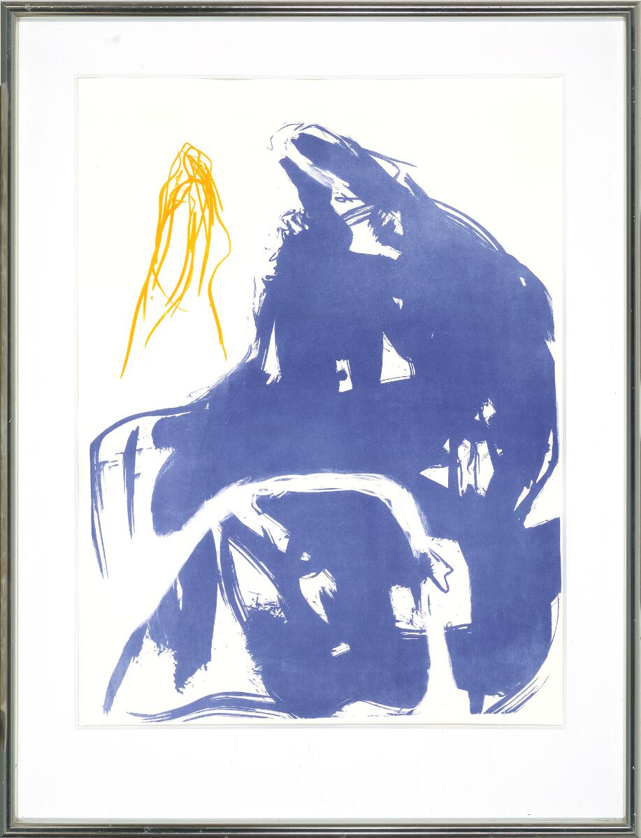 Ohne Titel, from the series “Von Kopf bis Fuss”, 1967. Unsigned. Edition 15 ex. Trial proof. Lithograph in two colours. Visible size 73×55 cm.