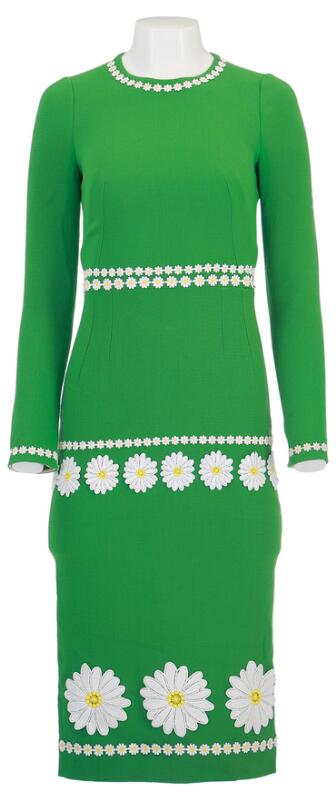slim fit dress slacks Dolce Gabbana Neon Green Silk Stretch Slip Mini Dress – PauméLosAngeles main image 1