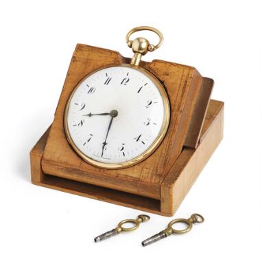 Fredrik Jürgensen: Pocket watch of 18k gold. Mechanical movement