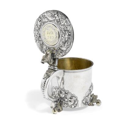 Mogens Thommesen Løwenhertz: A Danish Baroque silver peg tankard