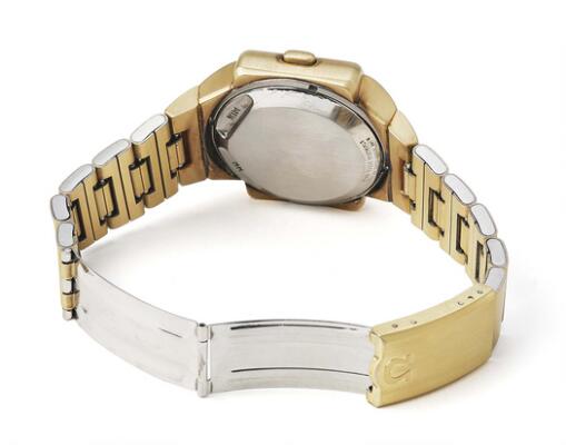 Omega: Time Computer of gold-plated steel, ref. 196.0039. Quartz ...