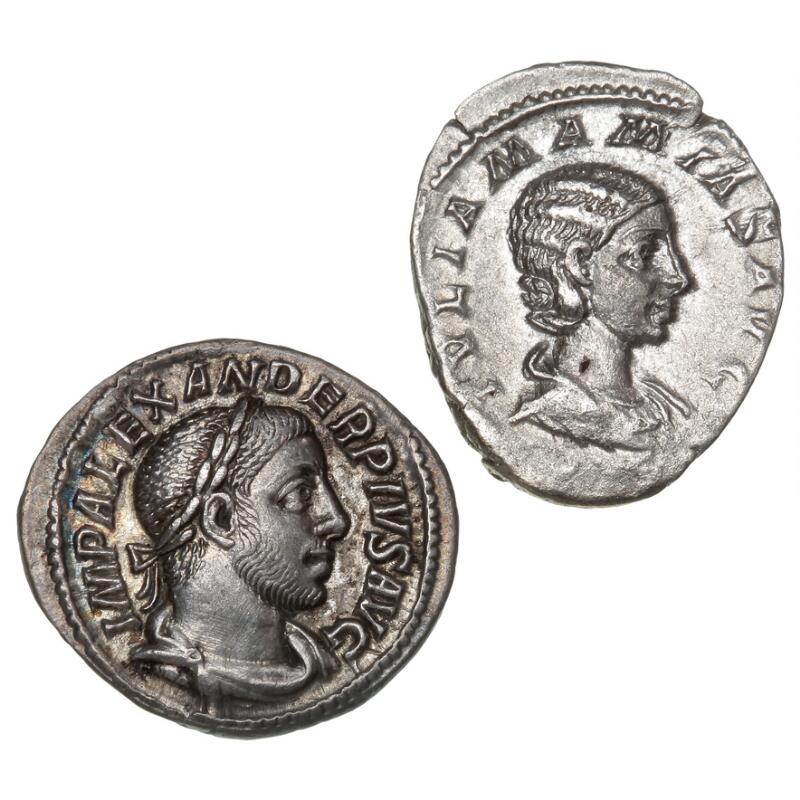 Roman Empire, 2 Denarii, Severus Alexander, 222–235, 2.56 g, RIC 239, Julia...
