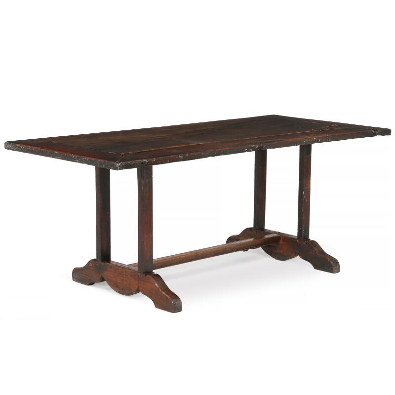 A Spanish-Filipino narrawood refectory table. 18th/19th century. H. 78 ...