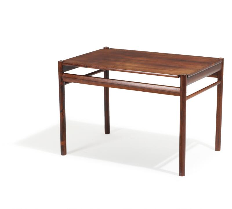 Ole Wanscher A rectangular Brazilian rosewood coffee table with