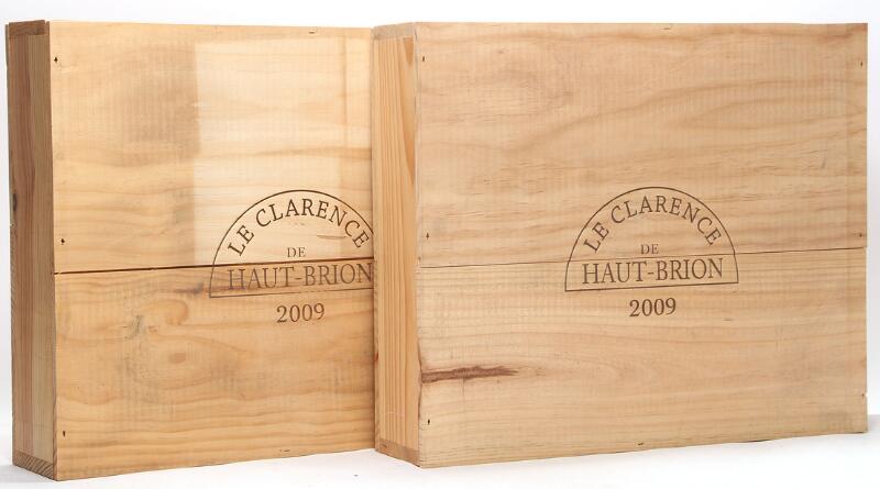 12 bts. Le Clarence de Haut Brion, 2. vin de Chateau Haut Brion 2009 A (hf/in). Owc. - auctions & price archive