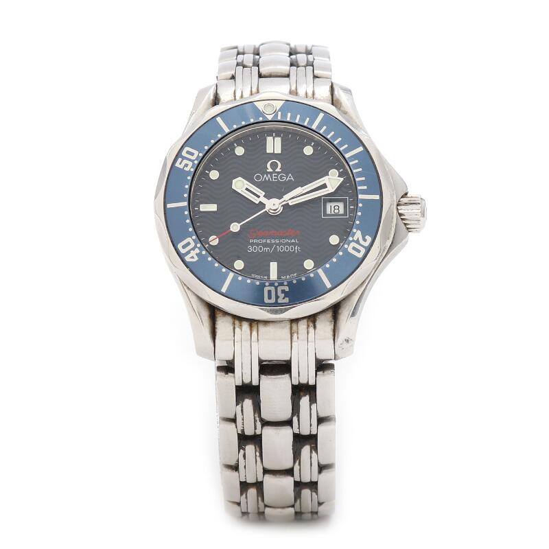 Omega: A lady's wristwatch of steel. Model Seamaster 300 ref. 22248000...