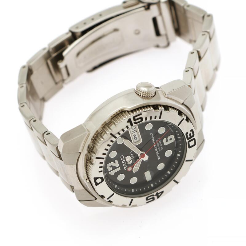 Seiko: A gentleman's wristwatch of steel. Model Sport 5, ref. SNZF05J1.  Mechanical movement with automatic winding, cal. 7S36. 2010s. - auctions \u0026  price archive