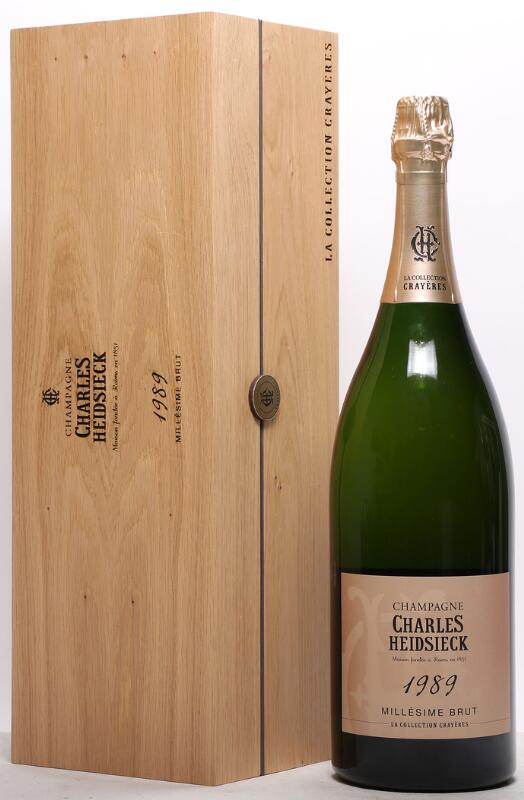 1 bt. Dmg. Champagne Brut “La Collection Crayères”, Charles Heidsieck 1989...