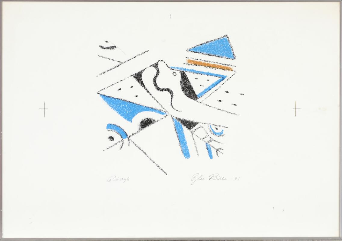 Ejler Bille Lithograph