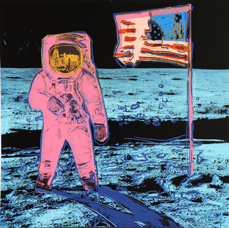 Andy Warhol Moonwalk (Pink) 11.405 Silkscreen