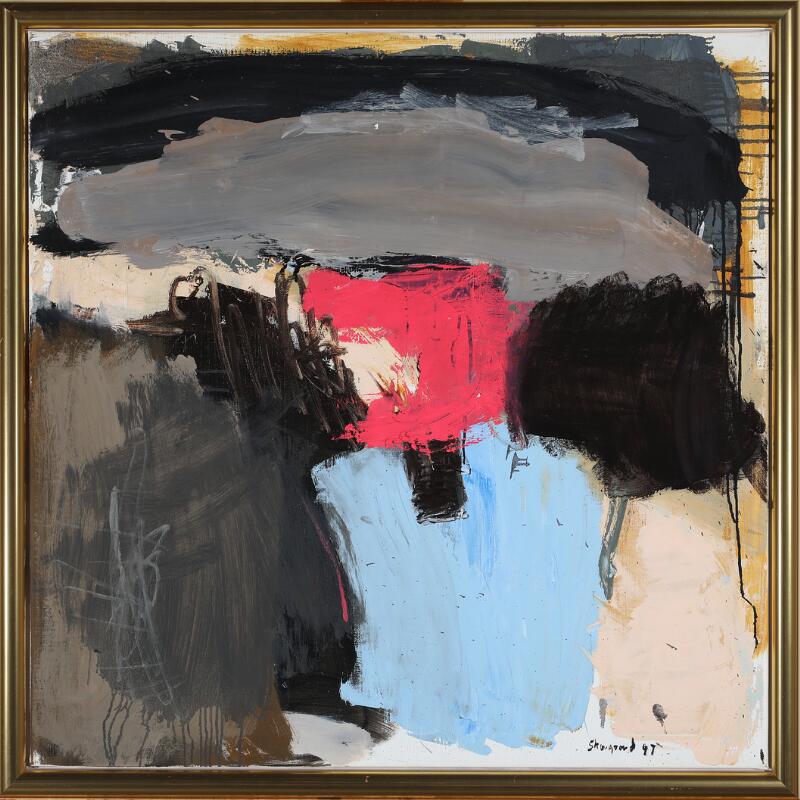Peter Skovgaard Udkast til en ny tid Oil painting