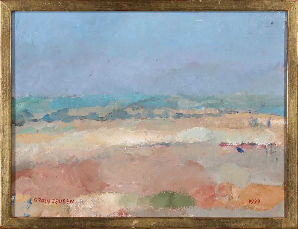 Jens Peter Groth-Jensen Fra Hedehusene Oil painting