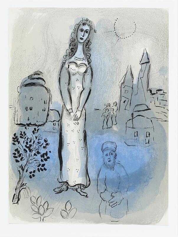 Marc Chagall Esther Lithograph