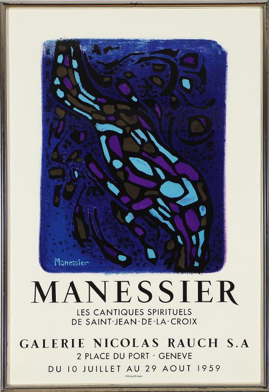 Alfred Manessier Lithographic poster