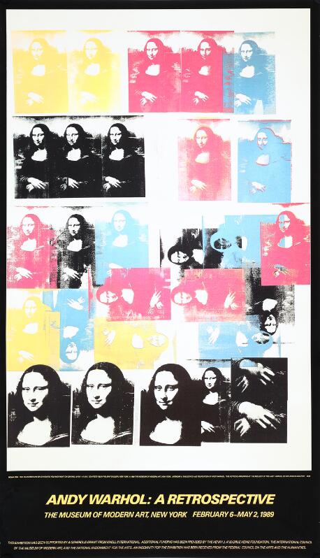 Andy Warhol Andy Warhol - A Retrospective Poster
