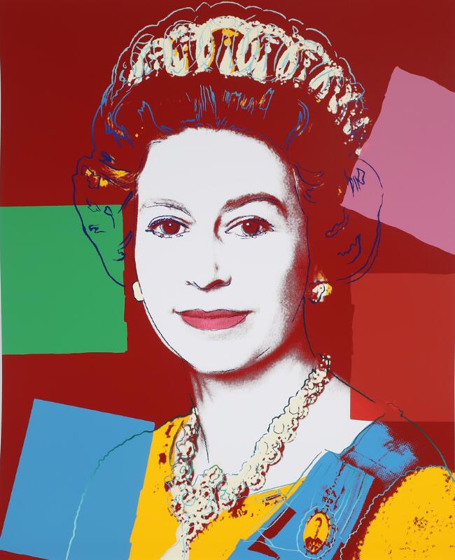 Andy Warhol Queen Elizabeth II of the United Kingdom Silkscreen